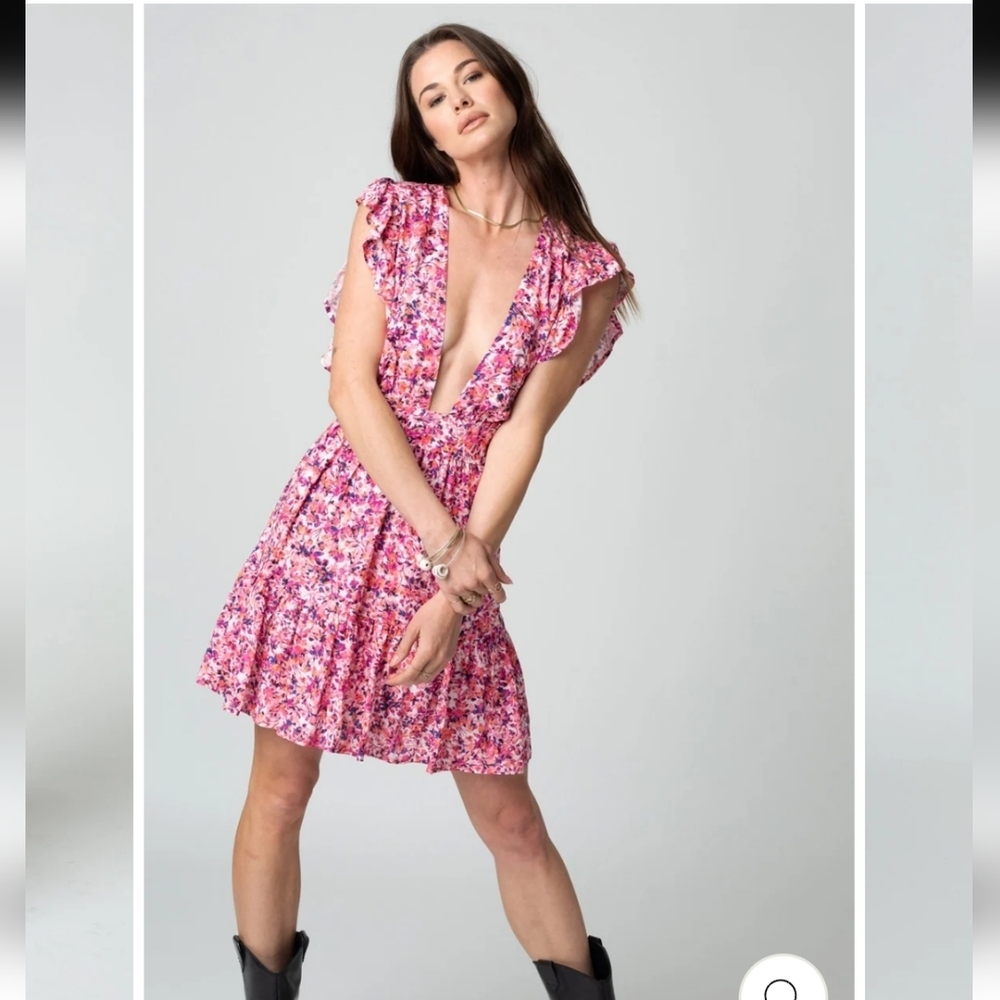 STILLWATER THE JESSE FLORAL DRESS SZ MEDIUM